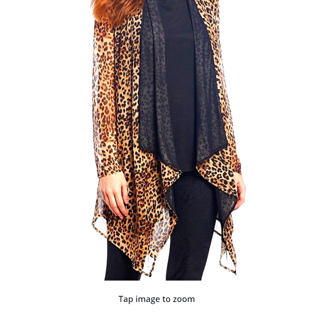 Reba cheetah print cardigan
